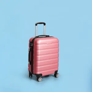 20" Carry On Luggage Case - Rose Gold