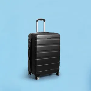 24" Luggage Case Suitcase - Black