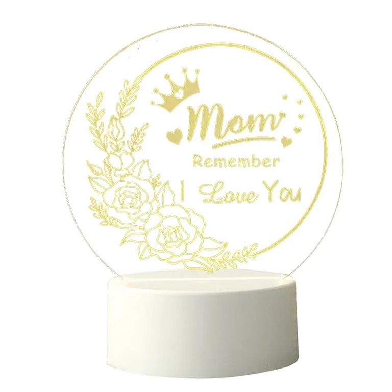 3D Light Night Stand - My Dear Mom Gift