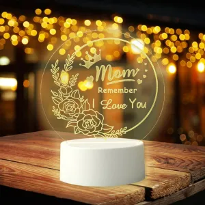 3D Light Night Stand - My Dear Mom Gift