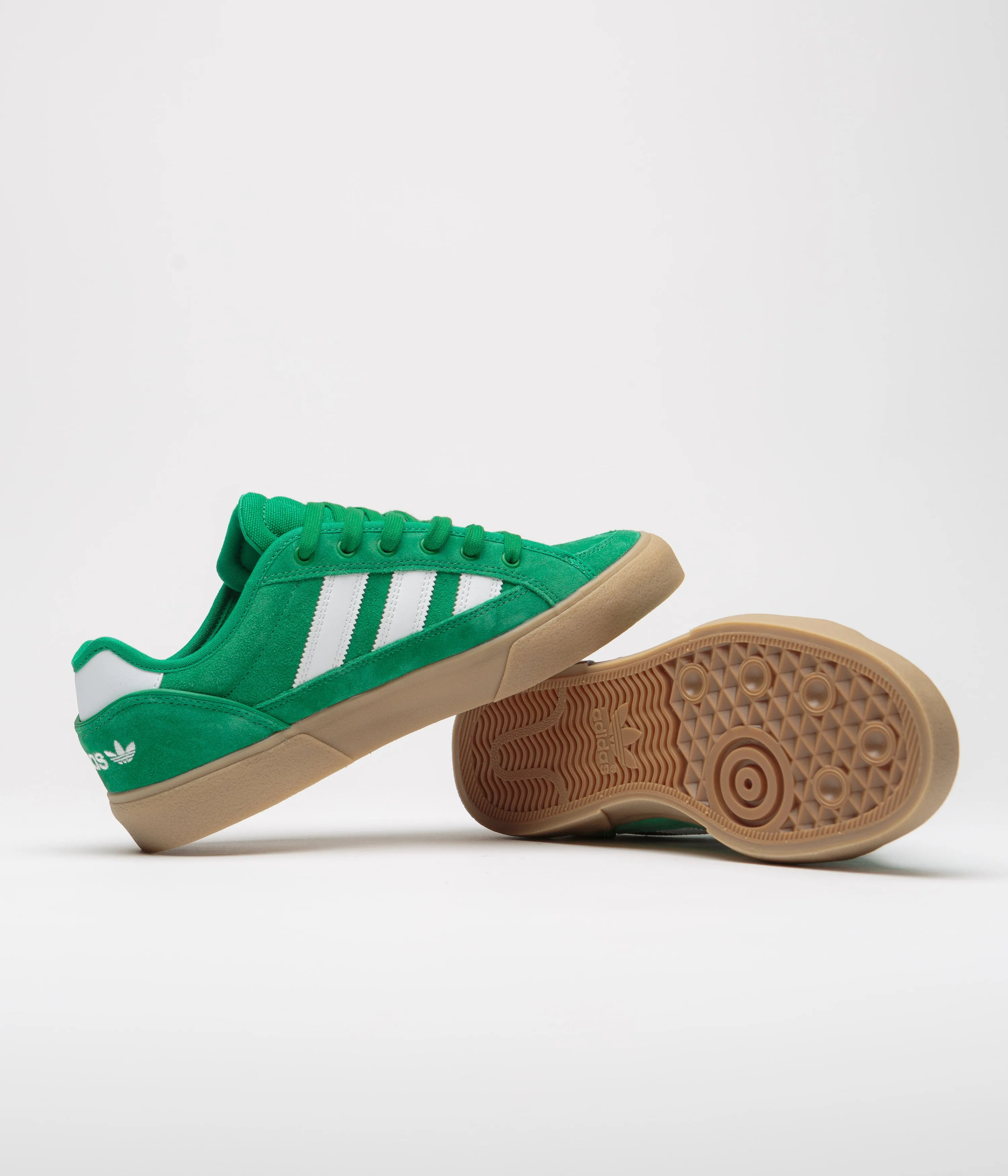 Adidas Court TNS Premiere Shoes - Custom Green / FTWR White / Gum4