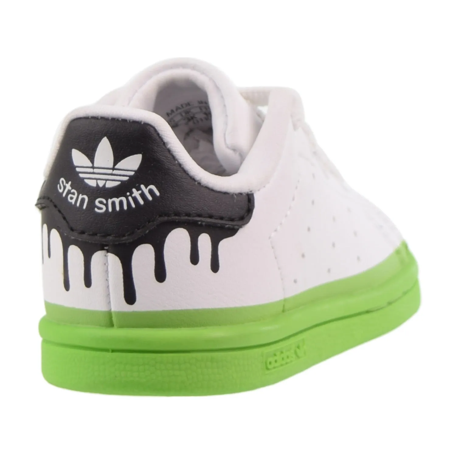 Adidas Stan Smith EL I Toddlers' Shoes Cloud White-Team Semi Solid Green