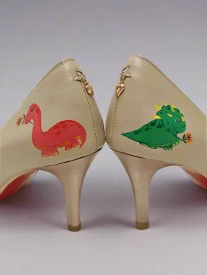 AI Shoeful 3" Stilettos - Little Dino Duo