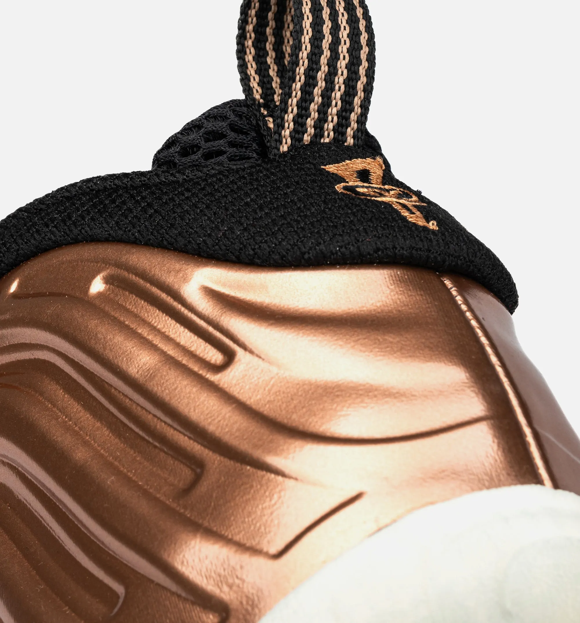 Air Foamposite One Metallic Copper Grade School Lifestyle Shoe - Black/Metallic Copper/Off Noir