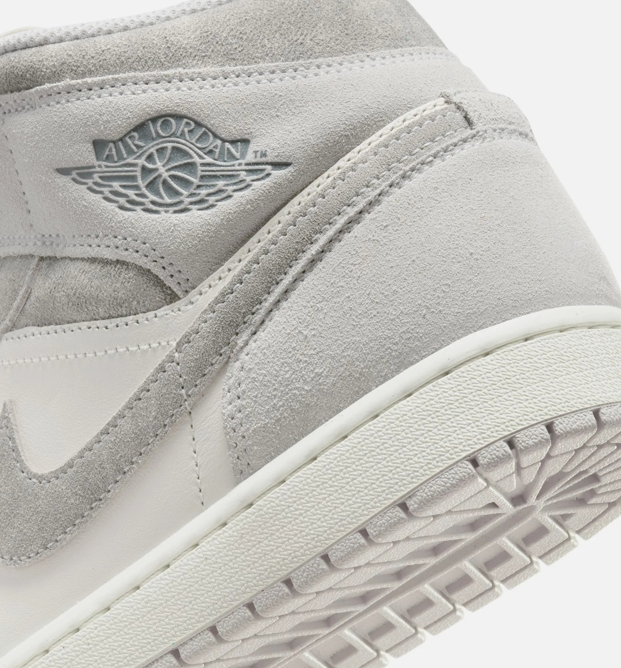 Air Jordan 1 Mid Neutral Grey Mens Lifestyle Shoe - Neutral Grey/Sail/Smoke Grey