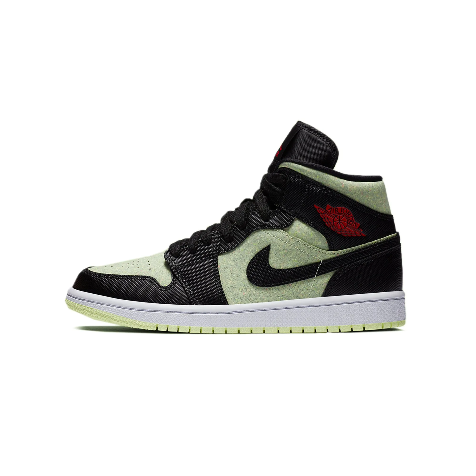 Air Jordan Womens Jordan 1 Mid SE 'Barely Bolt' Shoes