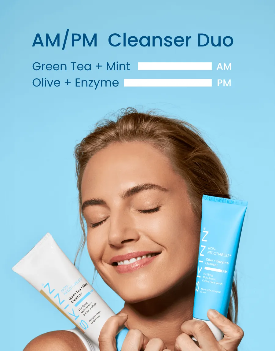 AM   PM Cleanser Duo - Travel Set