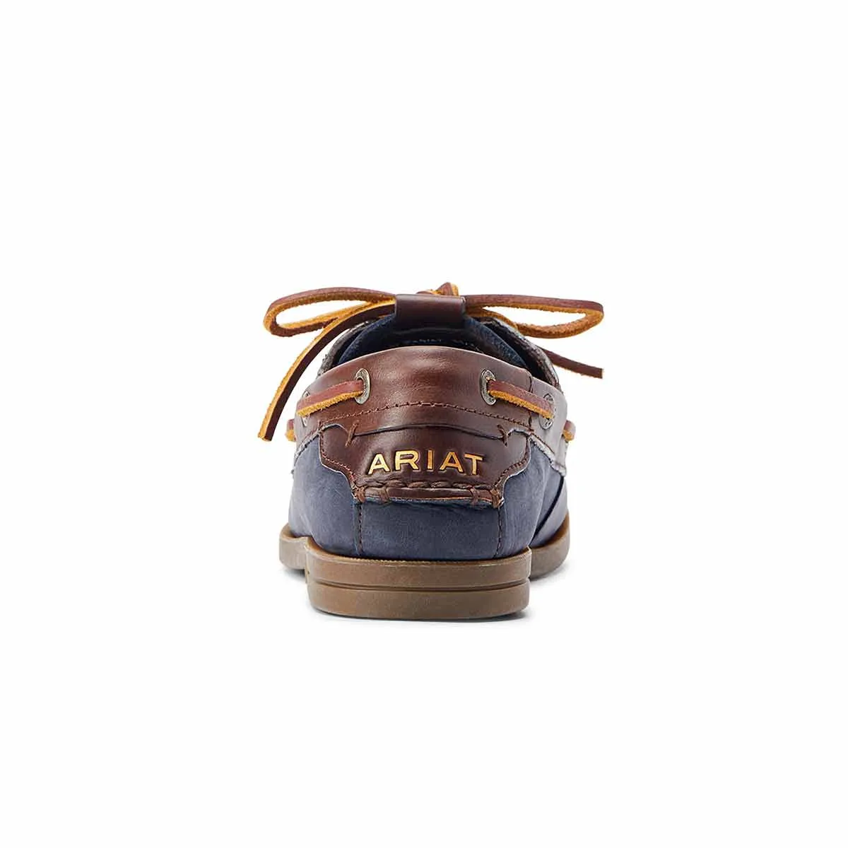 Ariat Women's Antigua Boat Shoe - Navy/Chocolate