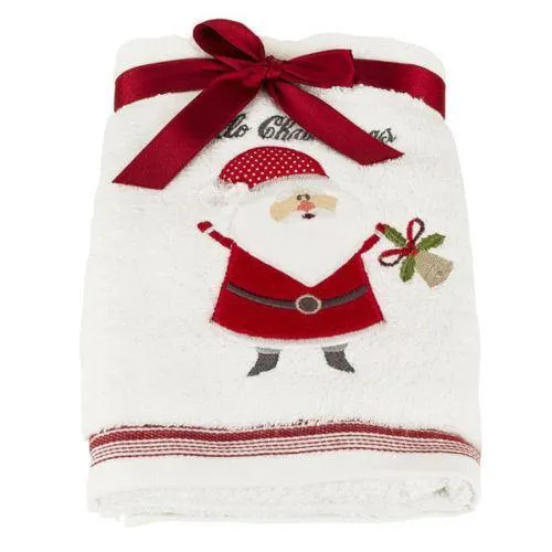 Bellissimo Santa Christmas Hand Towel