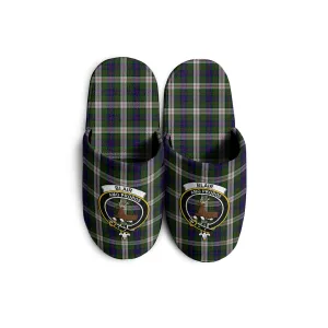 Blair Dress Tartan Home Slippers with Family Crest