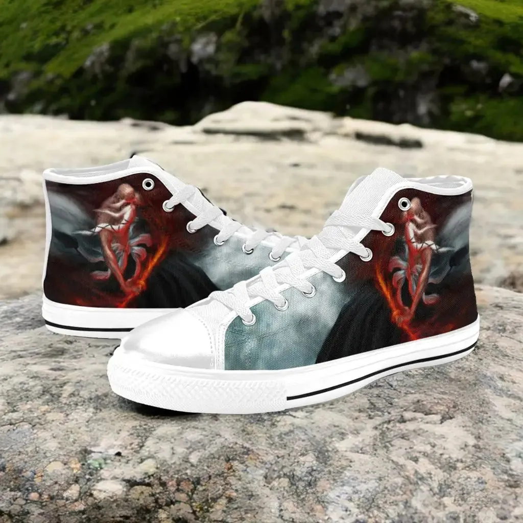 Bleach Genryusai Shigekuni Yamamoto Bankai Shoes High Top Sneakers for Kids and Adults