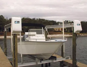 Boat Lift Distributors | SS 6000 LB Top Mount Boat Lift | Storm Surge | Remote Control