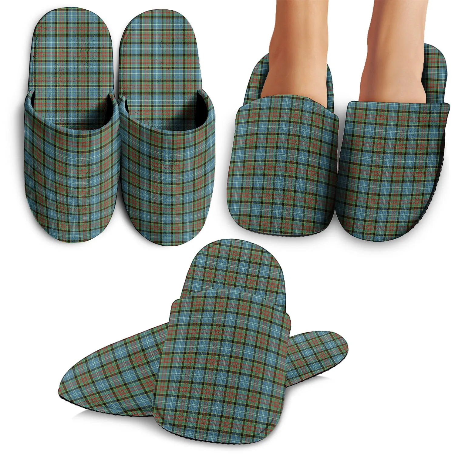 Brisbane Tartan Home Slippers