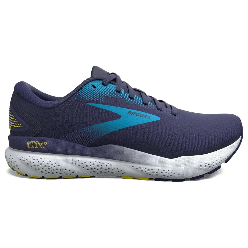 Brooks Ghost 16 Blue/Bonnie Blue/Yellow Running Shoe (Men's)