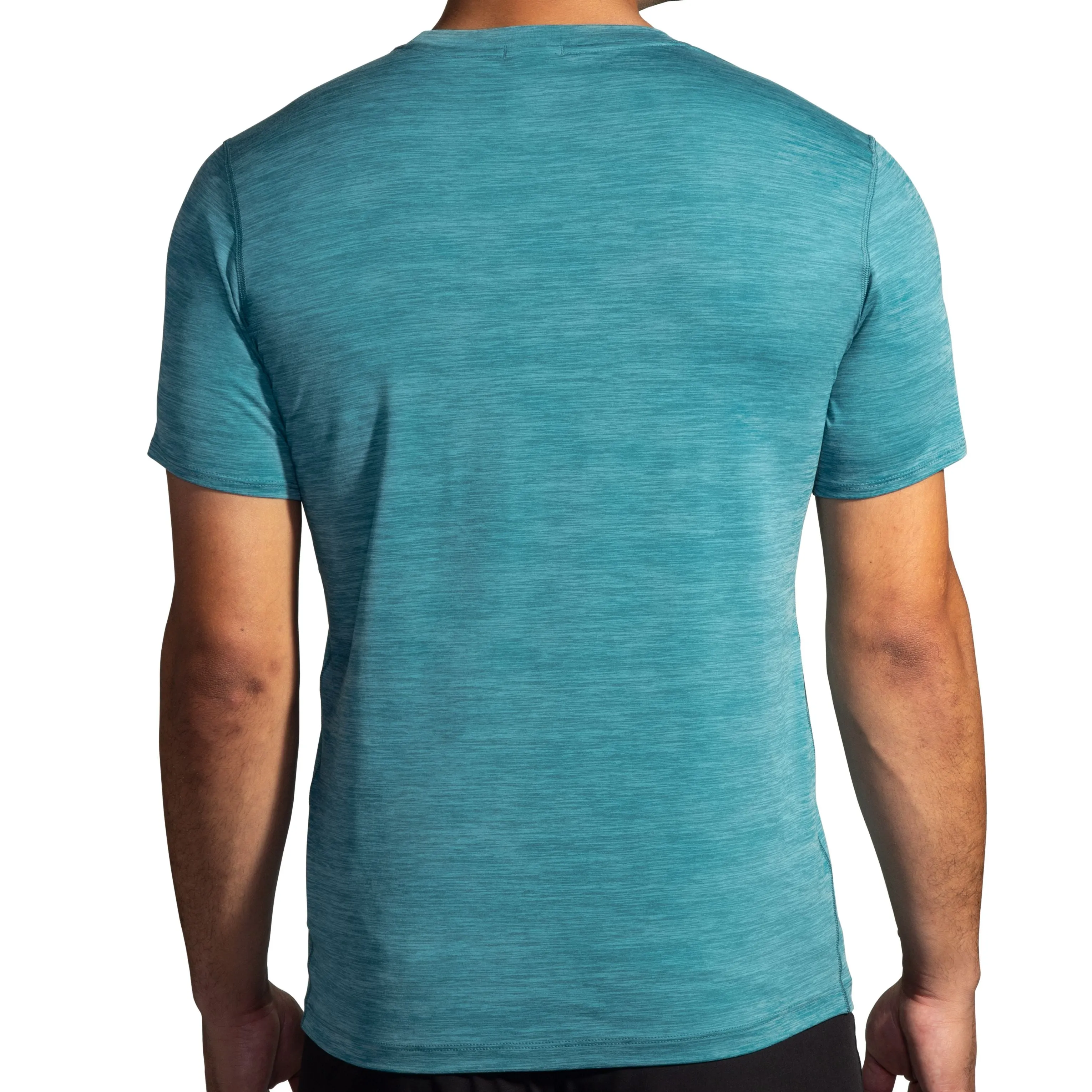 Brooks | Luxe Short Sleeve | Men's | Heather Storm Blue