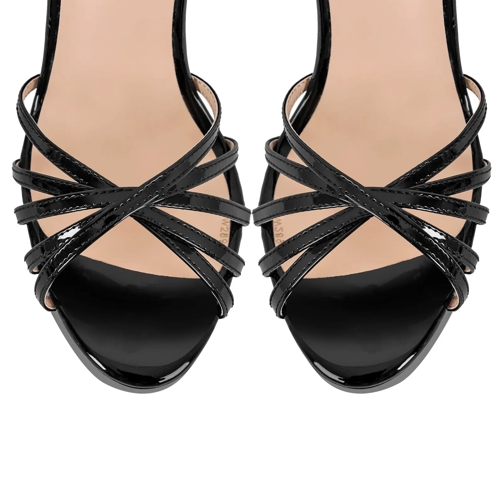 Buckle Strap Platform Chunky High Heels Sandals