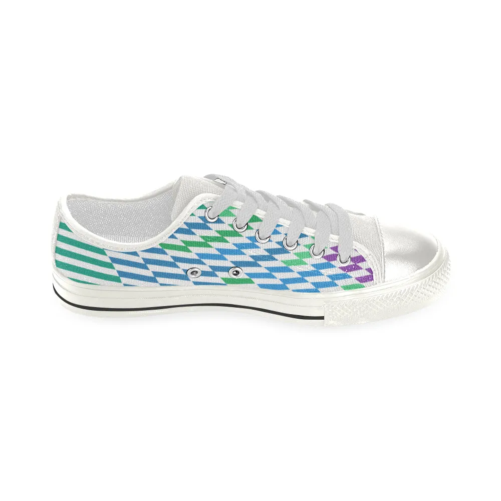 Buy Women's Checkers Print Canvas Low Top Shoes at TFS