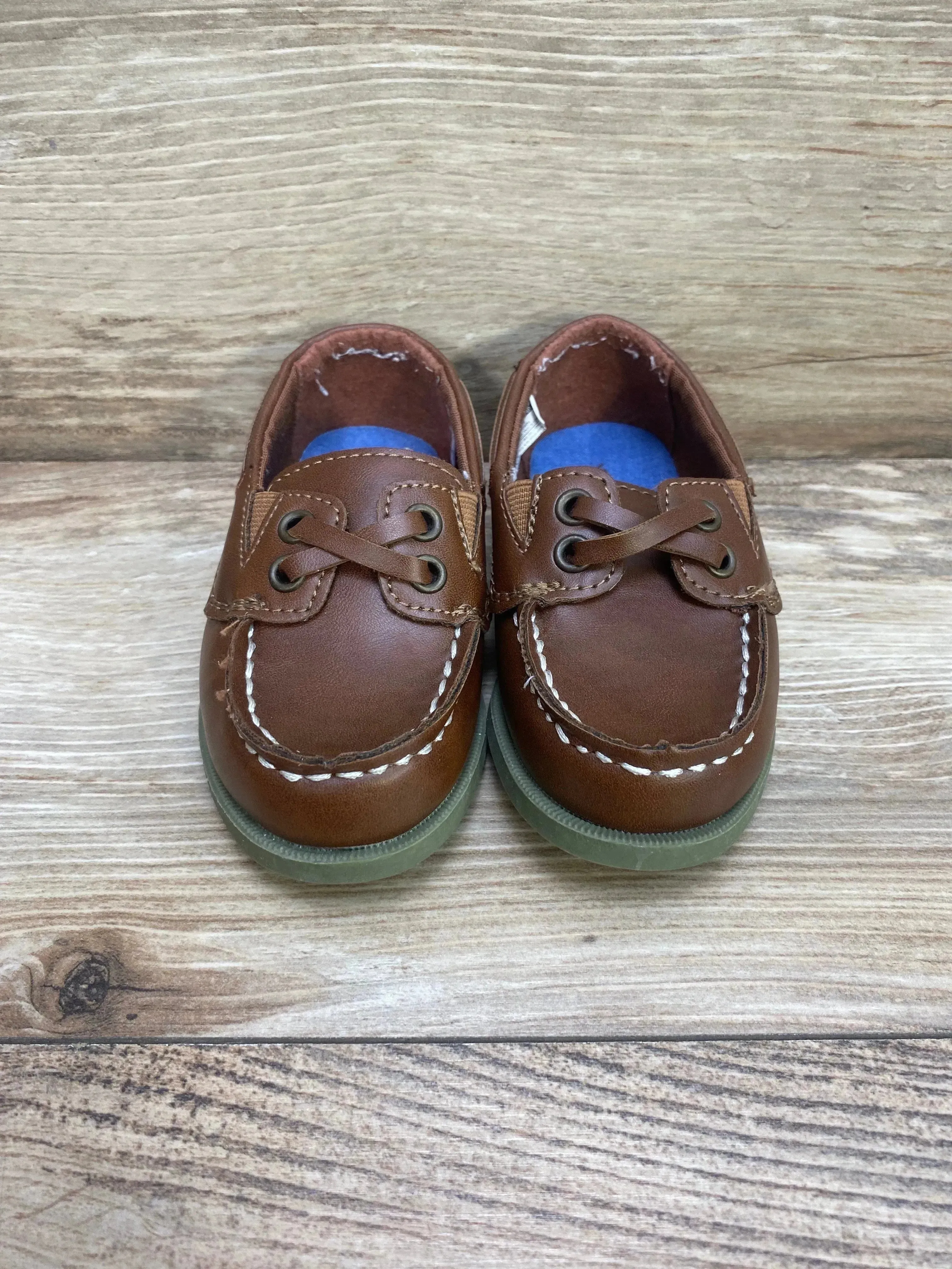 Carter's Bauk Boat Shoes Brown Sz 6c