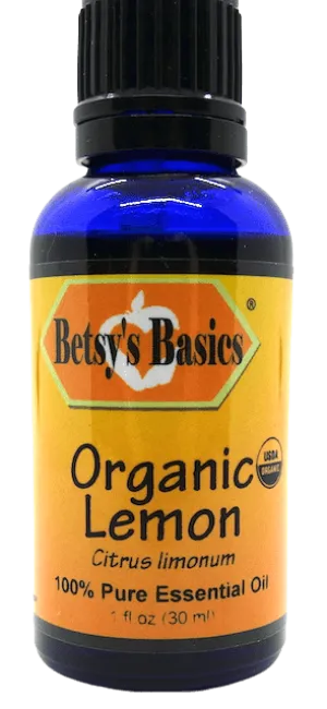 Certified Organic Lemon Essential Oil, 1 oz