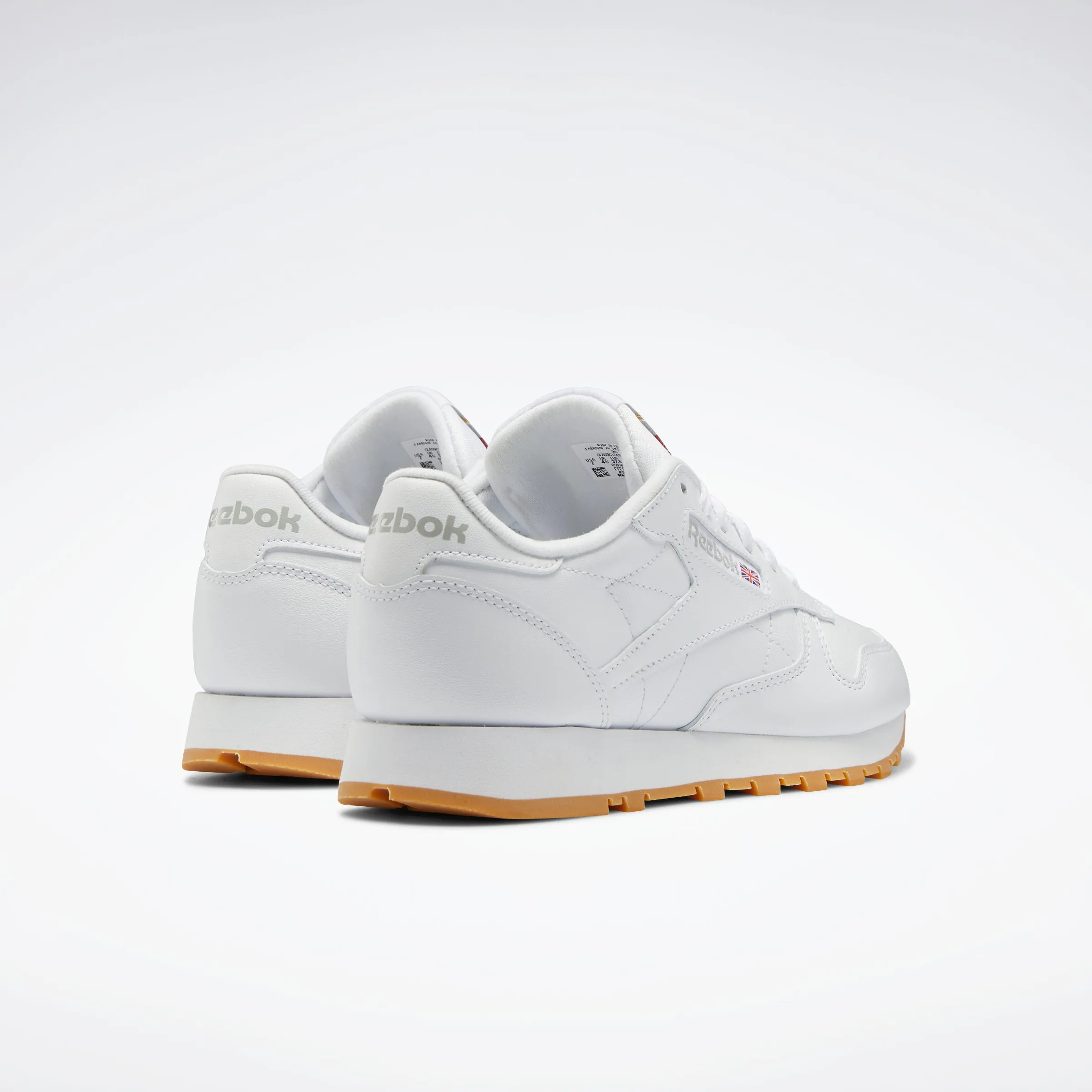 Classic Leather Shoes White/Pure Grey 3