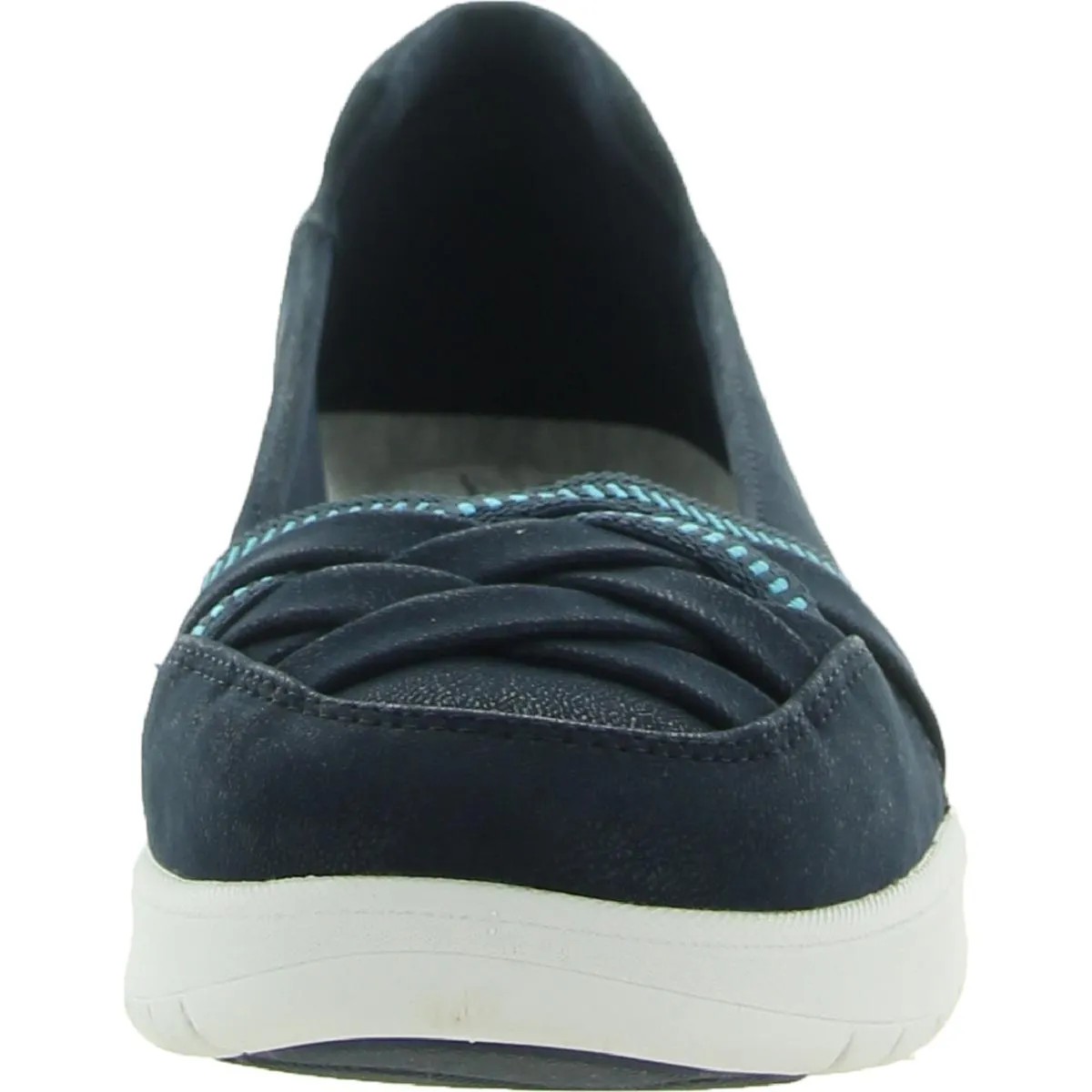 Cloudsteppers by Clarks Womens Adella Poppy Slip On Casual Boat Shoes