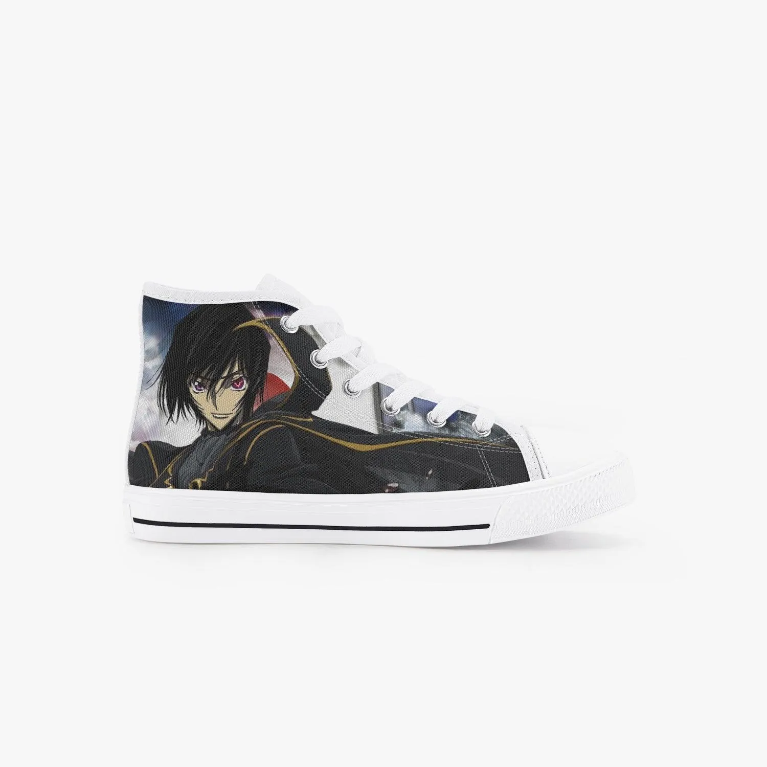 Code Geass Lelouch vi Britannia Kids A-Star High Anime Shoes