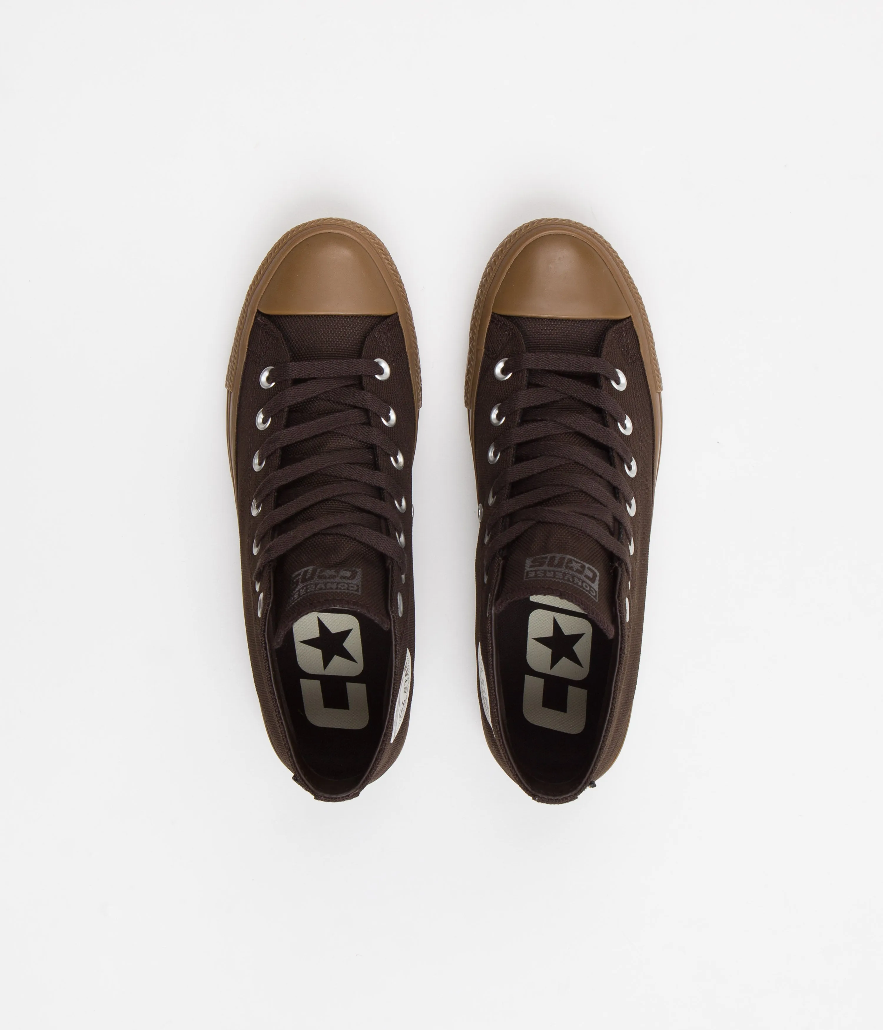 Converse CTAS Pro Cordura Canvas Mid Shoes - Velvet Brown / Egret / Dark Gum