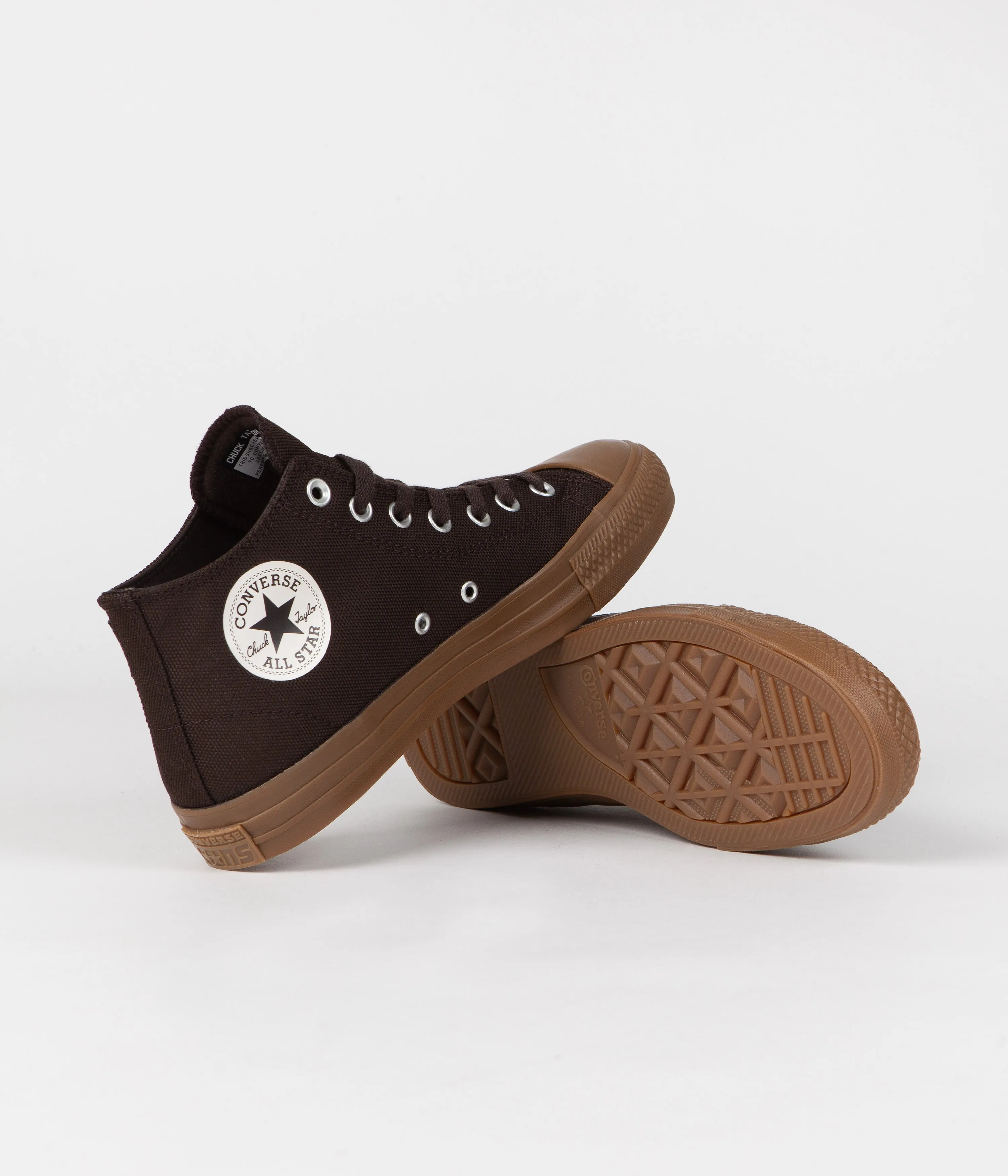 Converse CTAS Pro Cordura Canvas Mid Shoes - Velvet Brown / Egret / Dark Gum