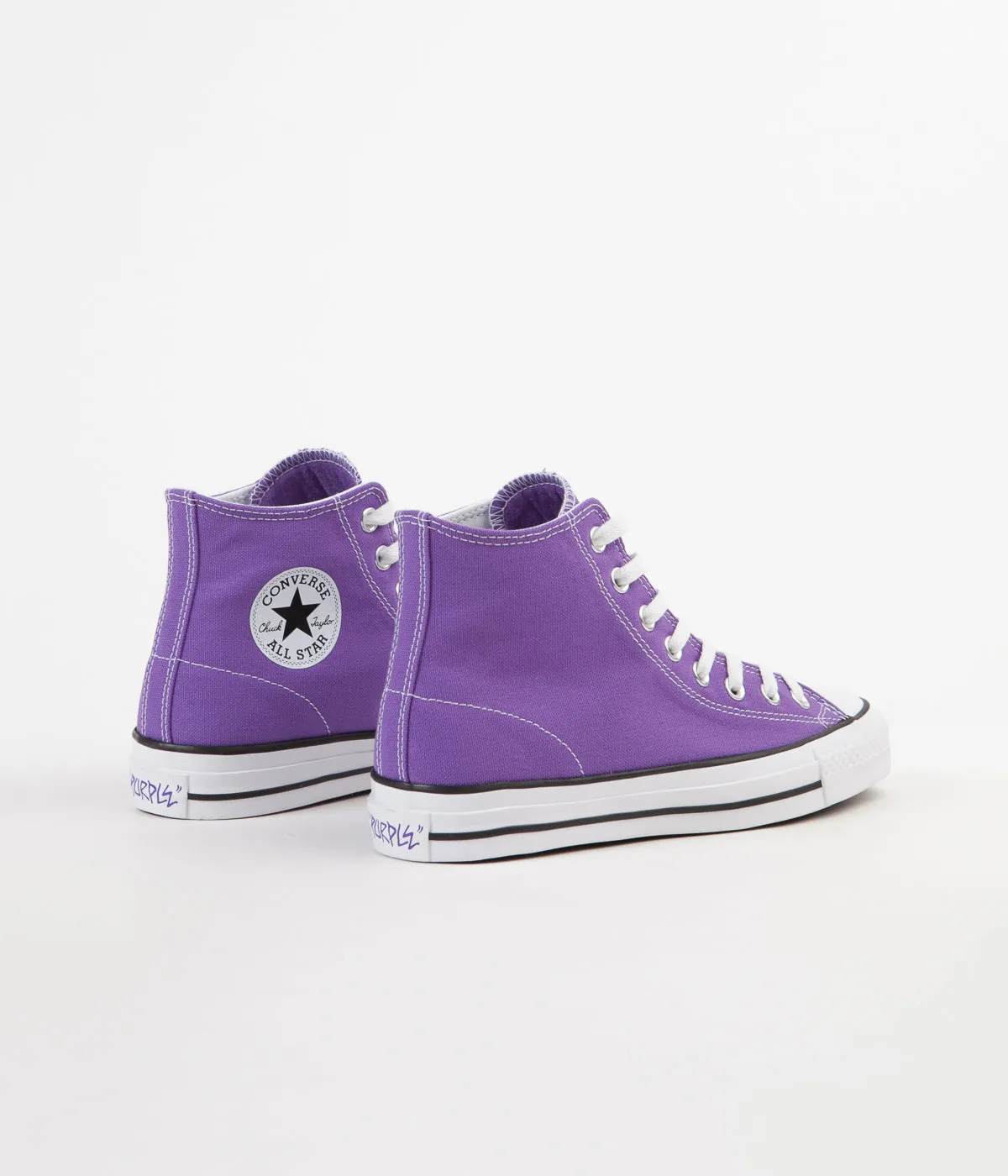 Converse CTAS Pro Hi 'Purple Pack' Shoes - Electric Purple / Black / White