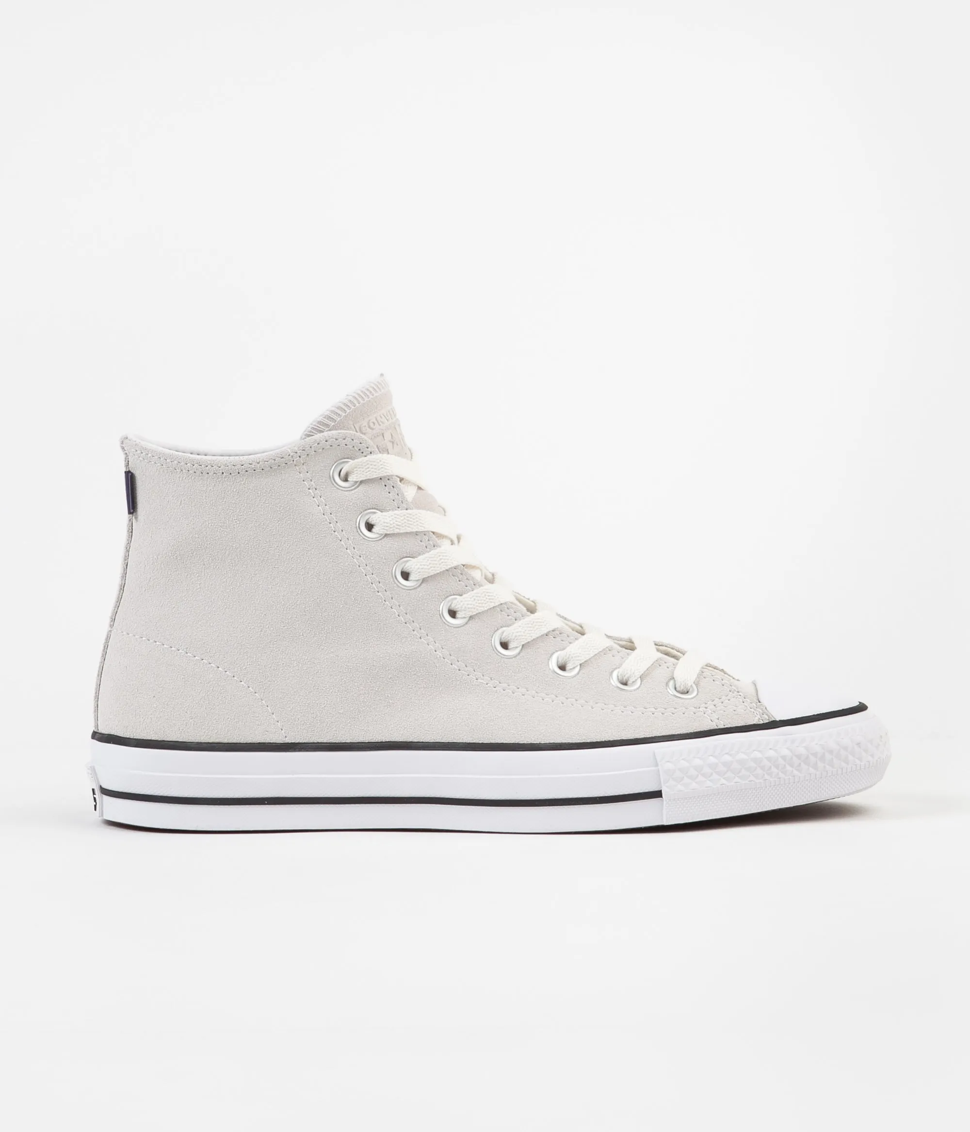 Converse CTAS Pro Hi Suede Shoes - Vintage White / White / Black