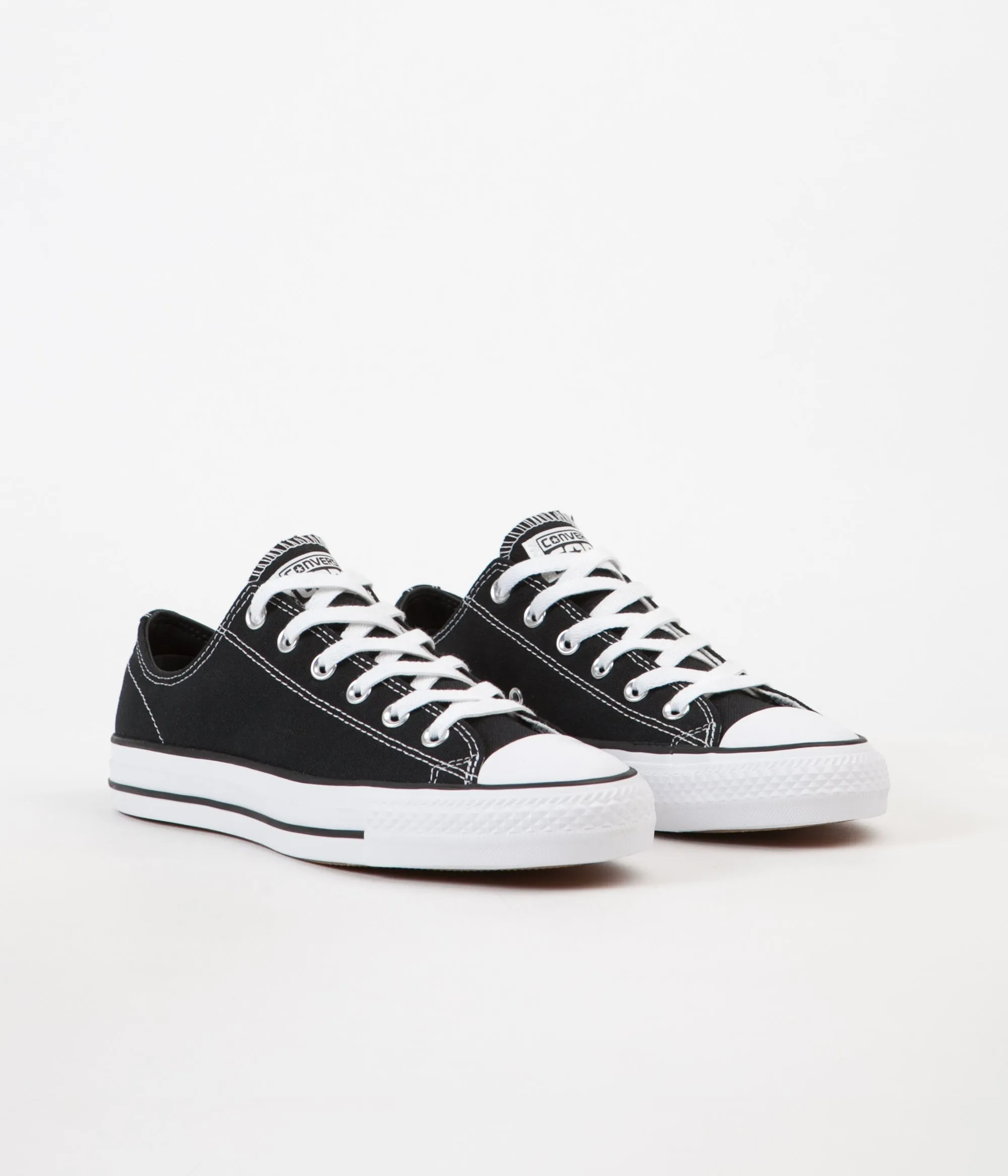 Converse CTAS Pro Ox Canvas Shoes - Black / Black / White