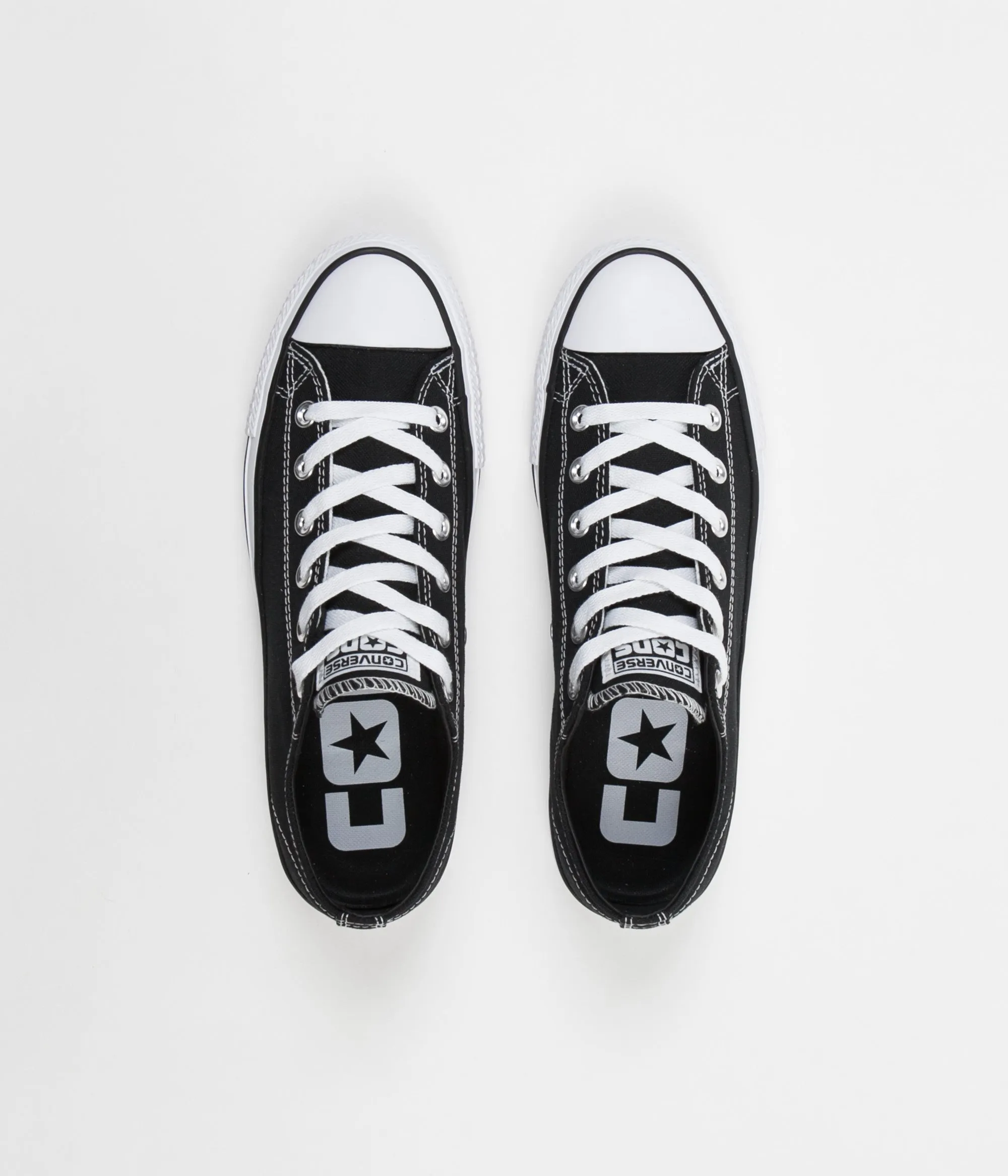 Converse CTAS Pro Ox Canvas Shoes - Black / Black / White