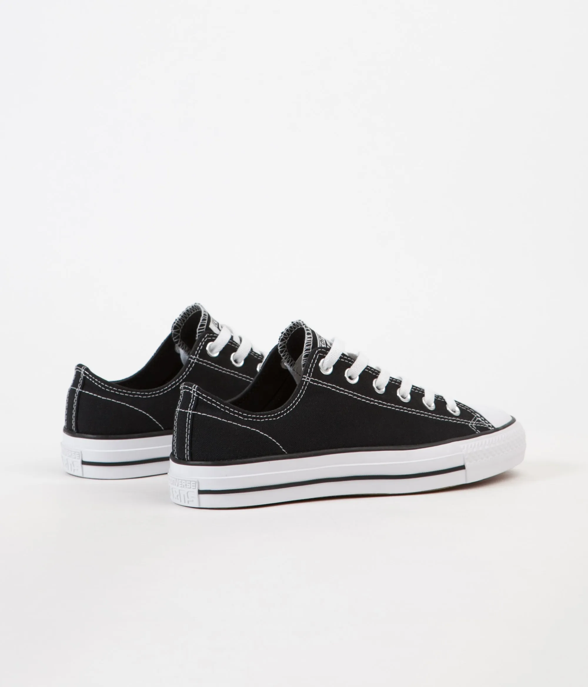 Converse CTAS Pro Ox Canvas Shoes - Black / Black / White