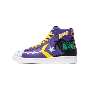 Converse Mens Pro Leather Hi Prism 'Violet Poolside' Shoes