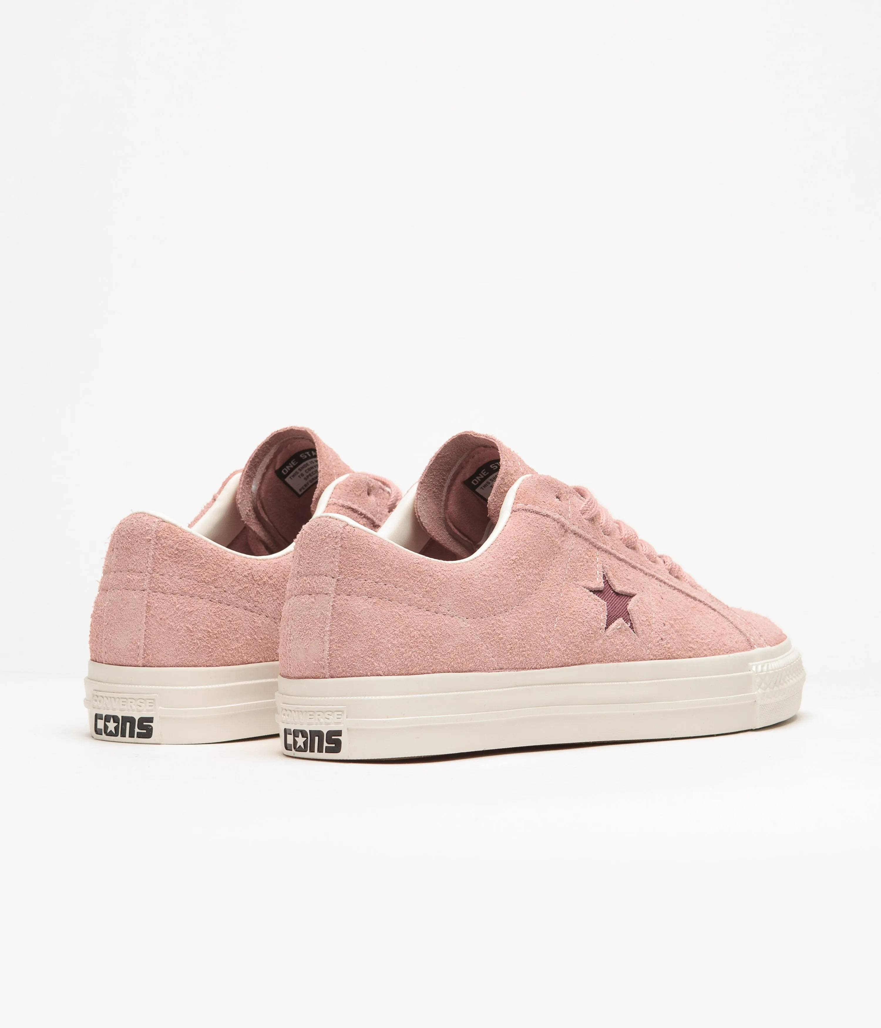 Converse One Star Pro Vintage Suede Ox Shoes - Canyon Dusk / Cherry Vision