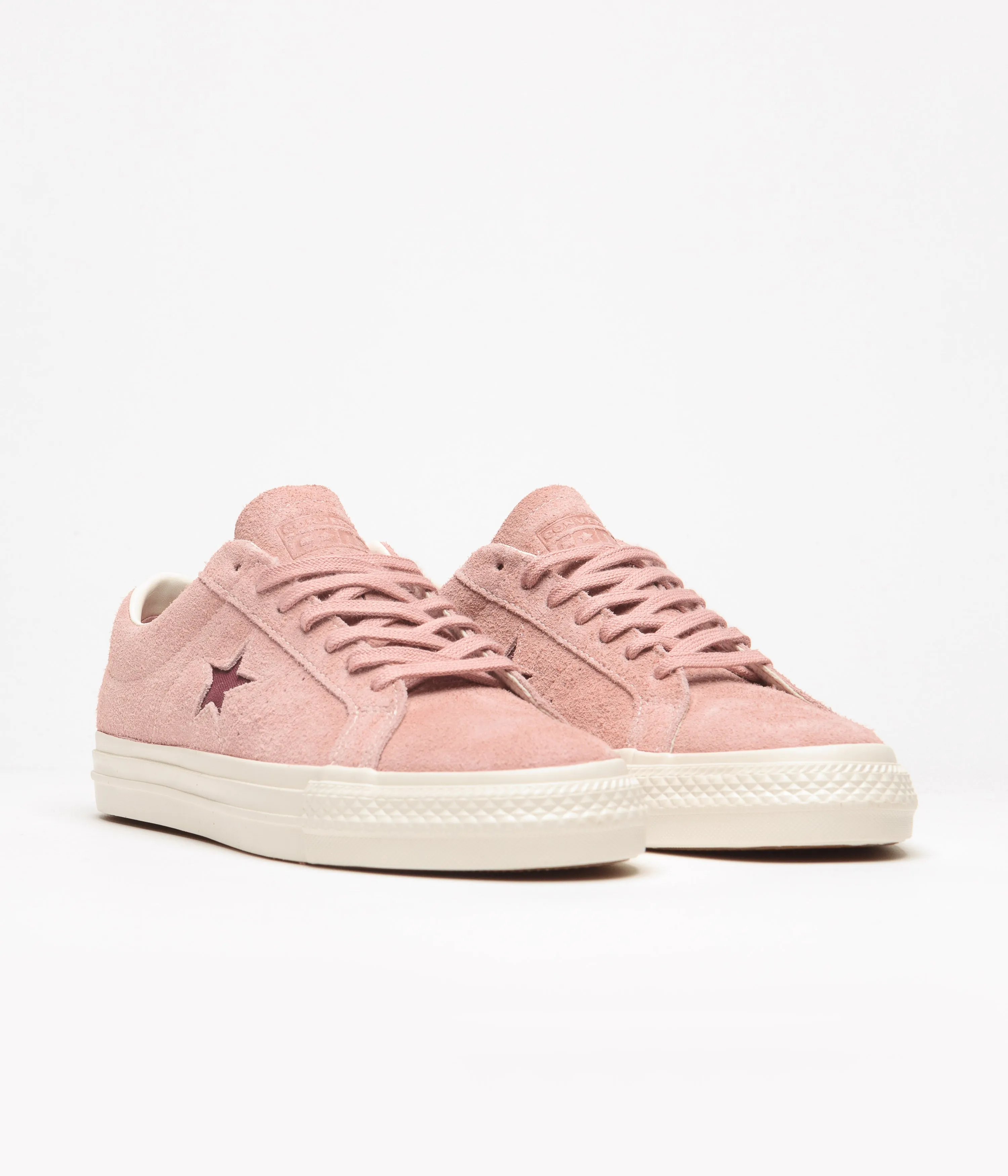 Converse One Star Pro Vintage Suede Ox Shoes - Canyon Dusk / Cherry Vision