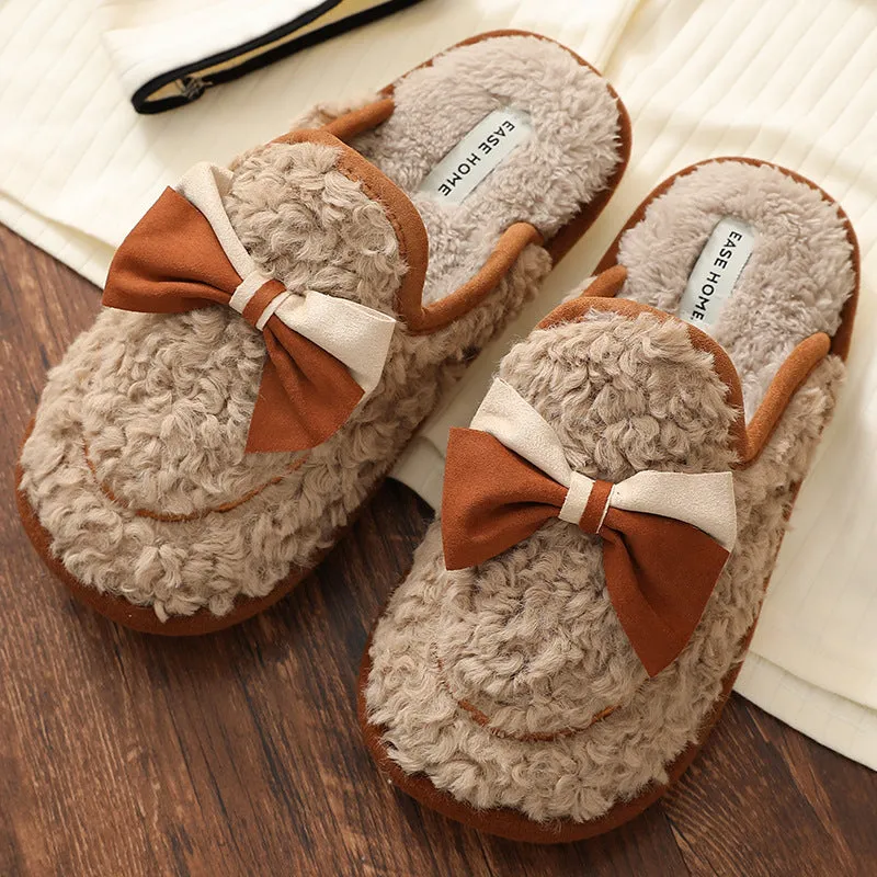 Cute Fuzzy Warm Indoor Slippers