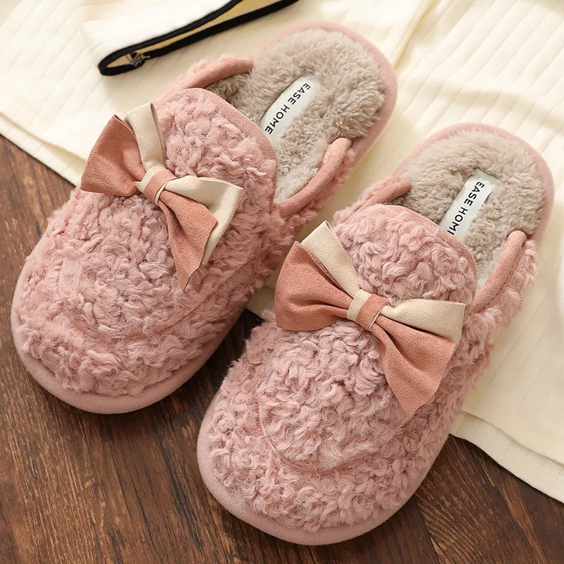 Cute Fuzzy Warm Indoor Slippers