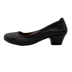 Delfi High-Heel Shoes Leather Black Colour For Women