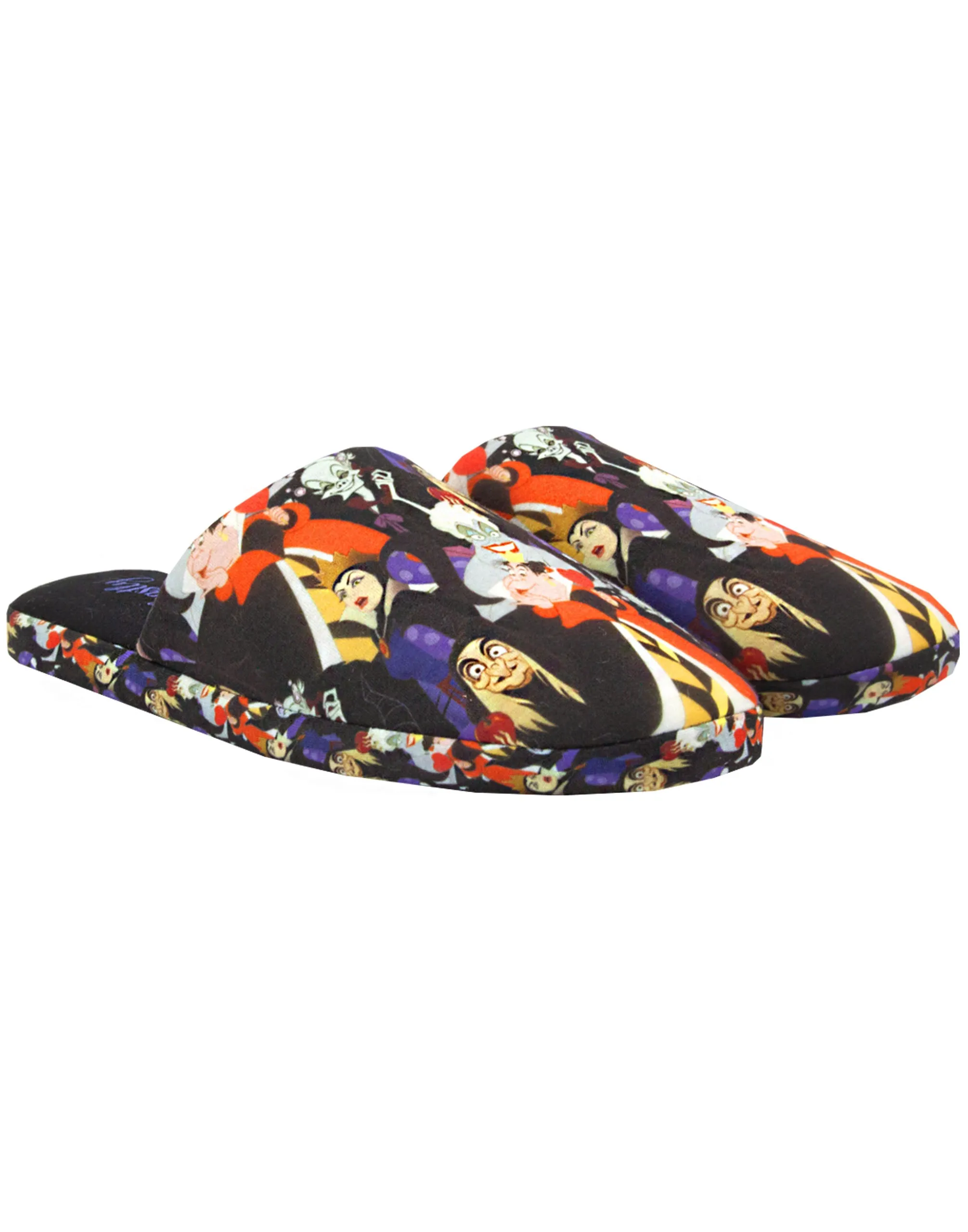 Disney Villains All Over Print Women's Multi-coloured Polyester Slippers