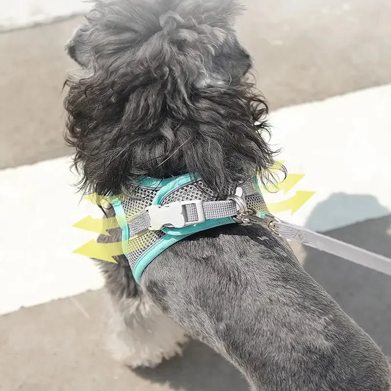 Dog Harness  Reflective Breathable Fabric