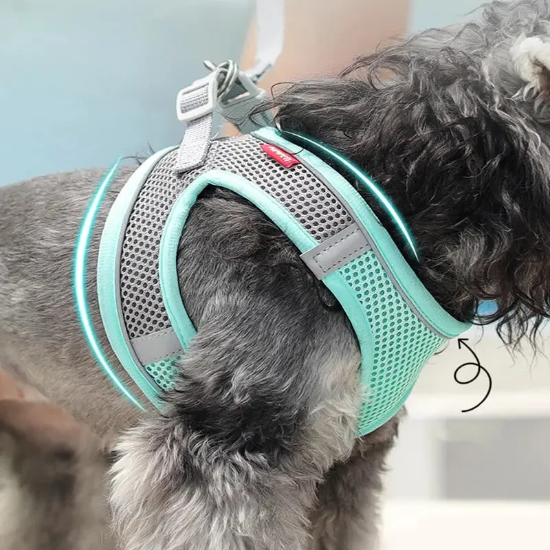 Dog Harness  Reflective Breathable Fabric