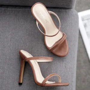 Double Strap Stiletto High Heels