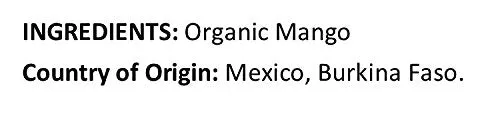 Dried Organic Mango, No Sugar Added, No Preservatives, Al-Natural, Premium Quality in Resealable bag