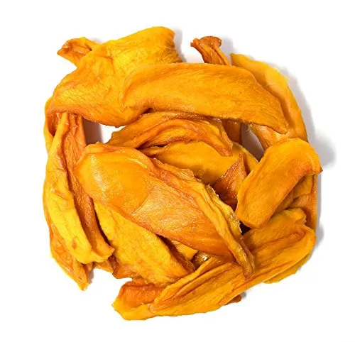 Dried Organic Mango, No Sugar Added, No Preservatives, Al-Natural, Premium Quality in Resealable bag