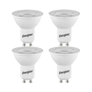 Energizer 4.2W GU10 LED Spotlight - 4 Pack - 345lm - 6500K