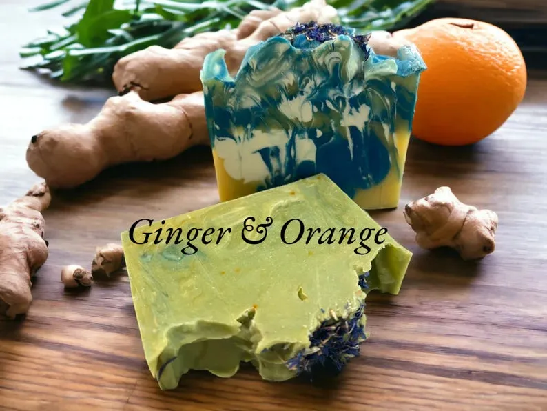 Energizing Ginger   Orange Soap