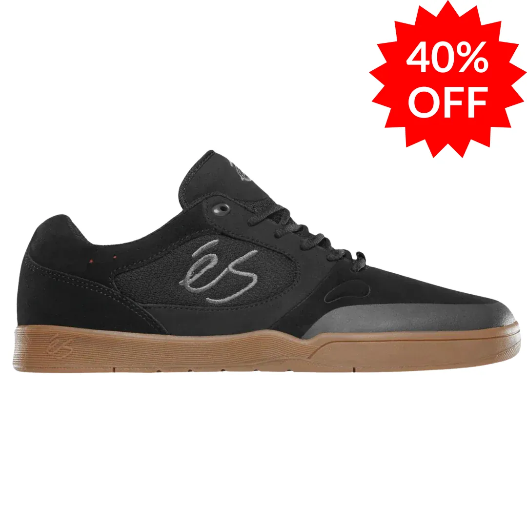 eS Skateboarding Swift 1.5 Black / Gum Skate Shoes