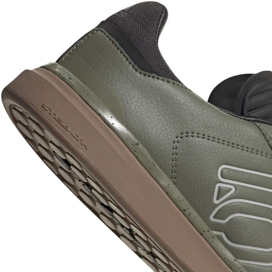 Five Ten Sleuth DLX PU Flat Shoe - Men's, Gray Two/Legacy Green/Gray Two