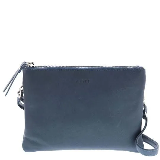 Gabee Fulton Soft Leather Double Pouch Crossbody